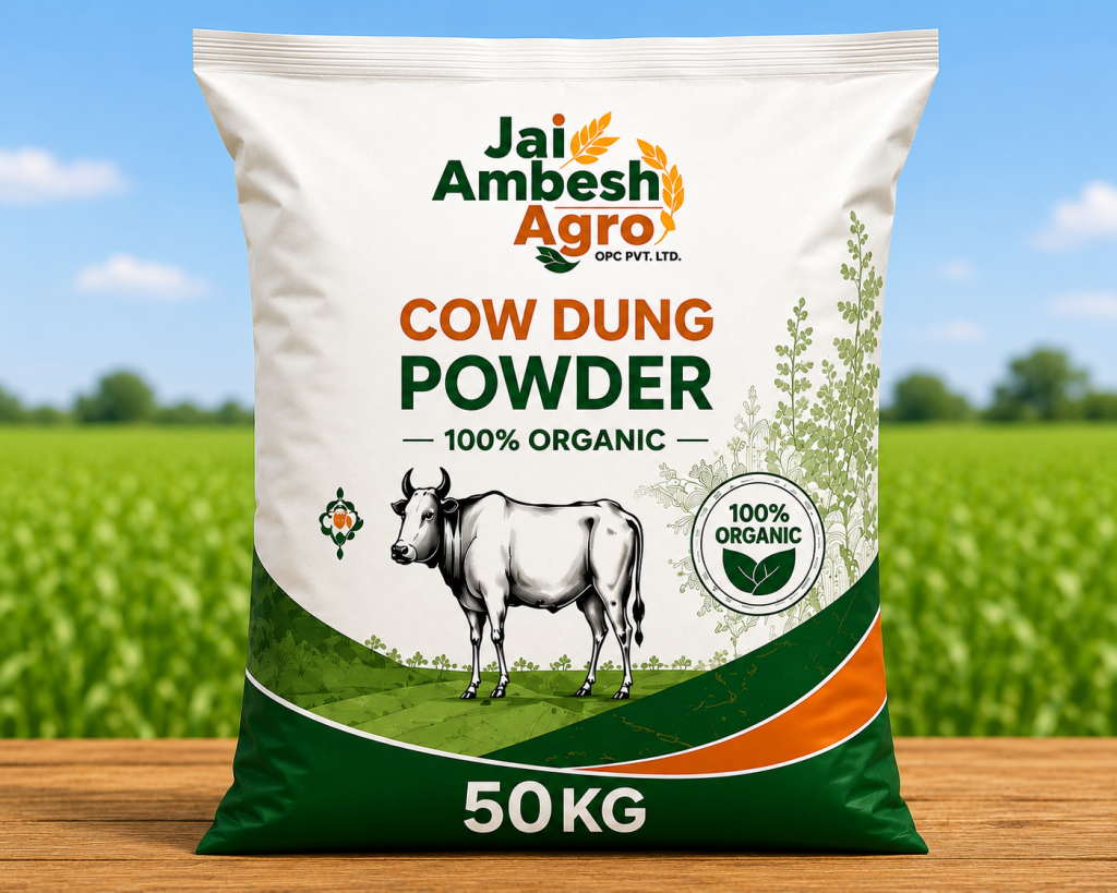 50Kg organic cow dung powder packaging