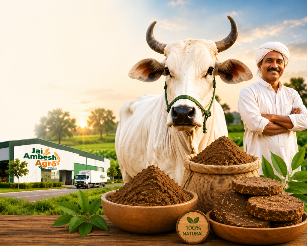 Organic Cow Dung Products Exporter from India